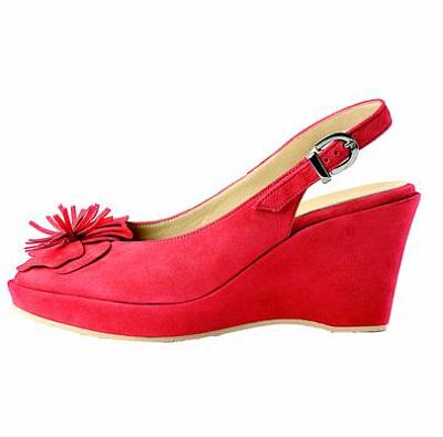 Rote Sommerschuhe Peter Kaiser